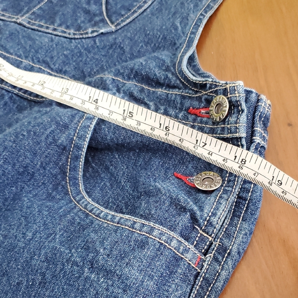 Classic Blue Denim Women's Overalls - Picture 7 of 10